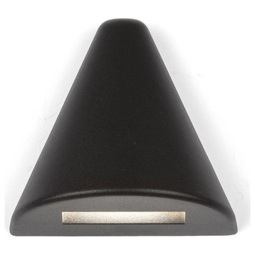 1-Light LED 12V Triangle Deck and Patio Light in Black