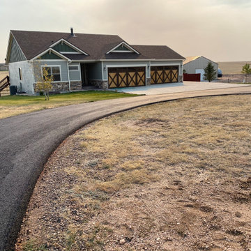 Asphalt installation