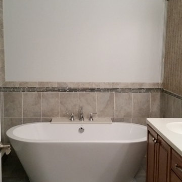 Bathroom with tub