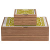 Natalie Baca Fiesta De Flores In Olive Storage Box