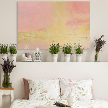 "A Vast of Sunrise" Painting Print on Wrapped Canvas