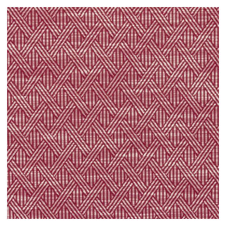 Inlay Cranberry Fabric - Contemporary - Drapery Fabric - by RM COCO | Houzz