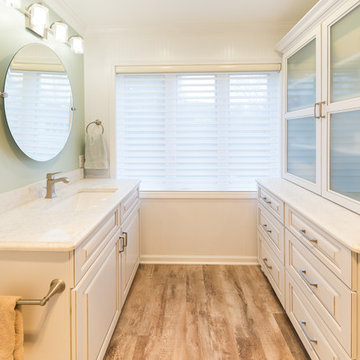 Beach toned Bathroom Remodel
