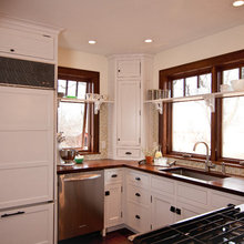 Corner cupboard kitchen