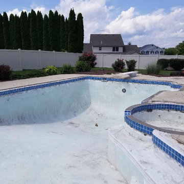 Pool Renovation including tile, coping, & finish in Northampton