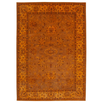 Rug N Carpet - Hand-Knotted Oriental 9' 8" x 14' 2" Soft Large Oushak Rug