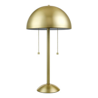 Globe Electric Pratt 20 inch Matte Brass Desk Lamp