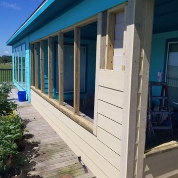 Screened In Porch For Wife's Anniversary Present