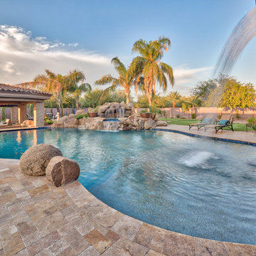 Beautiful Mesa, Arizona Backyard