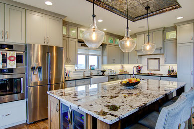 Example of a kitchen design in Other