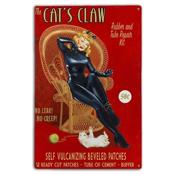 Kitty and Cat, Classic Metal Sign