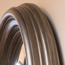 Chromo | Decorative Convex Mirror | Pewter | Detail - Wall Mirrors
