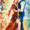"Romantic Tango" Art, Afremov, Leonid