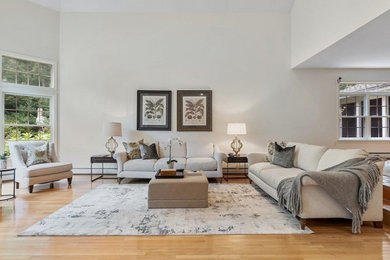 Inspiration for a living room remodel in Other