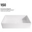 VIGO Magnolia Handmade Matte Stone Vessel Sink With Wall Mount Faucet