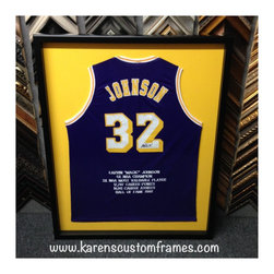 Sports Memorabilia in Custom Shadowbox Frames - Products