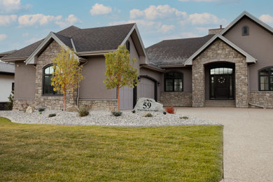 This is an example of a house exterior in Calgary.