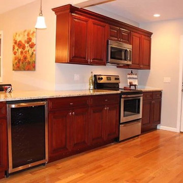 D8 Merlot kitchen cabinets in Pensacola Fl
