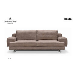 Contemporary Sofa Dama by Seduta D'Arte Italy - $2,350.00 - Sofas And Sectionals