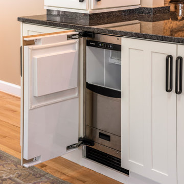 Transition Kitchen with dry bar