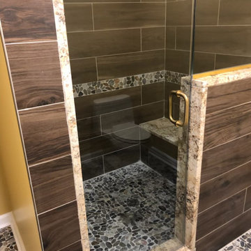 Complete Bathroom Remodel with Custom Shower Bench
