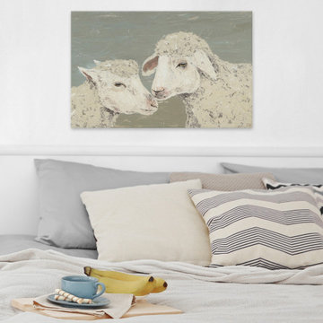 "Gentle Partners" Painting Print on Wrapped Canvas