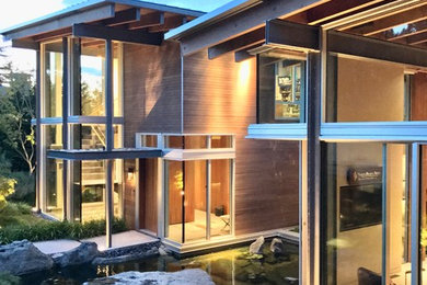 Example of a trendy exterior home design in Vancouver