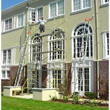 Motorized awning installation
