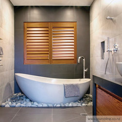 Oman 1760 Stone Freestanding Bath By Plumbline - Bathtubs