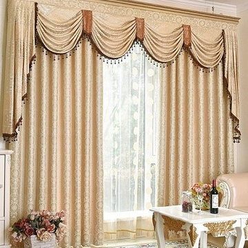 Living Room Luxury Valance Curtains
