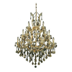 Elegant Lighting - Elegant Lighting 2800D38G-GT/SS Chandelier Maria Theresa - Ceiling Lighting