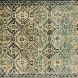 Nomad Pattern Area Rug in Blue/Aqua - Products