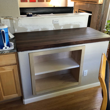 Butcher Block Top After