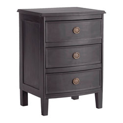 THREE-DRAWER PETITE CHEST &ndash; EBONY &ndash; NEW - Products