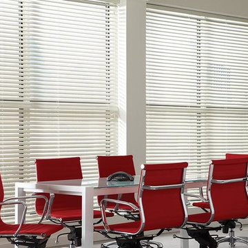 WHITE MINI BLINDS - ALUMINUM BLINDS - Lafayette Interior Fashions
