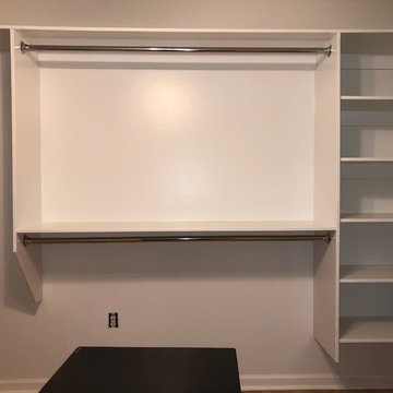 Custom Shoe and Boot Storage - Master Closet