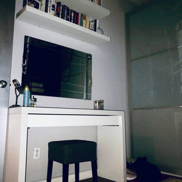 Lady's Dressing Room and Lounge - Maximizing Shared Space in NYC Apartment