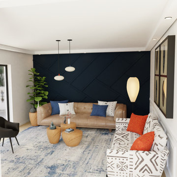 Modern with a touch of African Villa