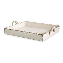 Interlude Greer Grand Leather Tray - Major Kitchen Appliance Parts And Accessories