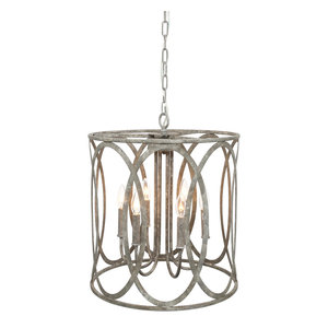 Chatrie 48" Extra Large Brown Drum Pendant Chandelier ...