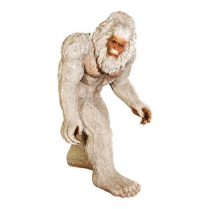 Abominable Yeti Snowman Statue Eclectic Outdoor Holiday