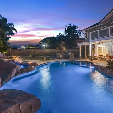 Night View - Orange Oasis