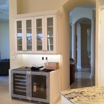 Gale and Lynn's White Kitchen Modification and Reface