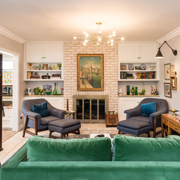Mid Century Style Family Room