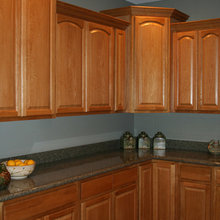 Honey Oak Kitchen Cabinets Home Design Traditional Columbus