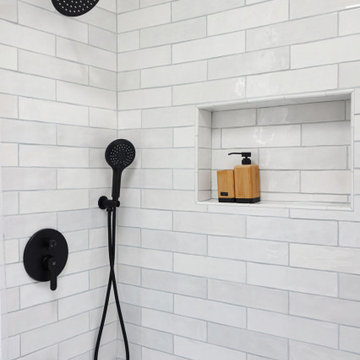 Contemporary - Rustic Guest Bathroom - La Mesa CA