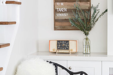 Inspiration for a modern family room remodel in Toronto