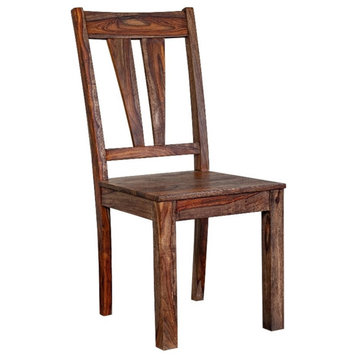 Porter Designs Kalispell Solid Sheesham Wood Dining Chair - Harvest