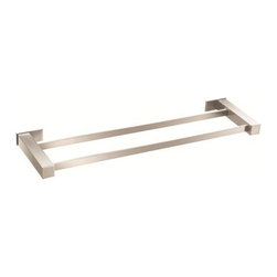 Danze Sirius Double Towel Bar 24 D446133 - Bathroom Accessories