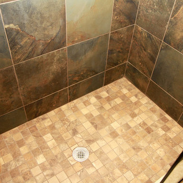 Rustic Slate-Look Bathroom